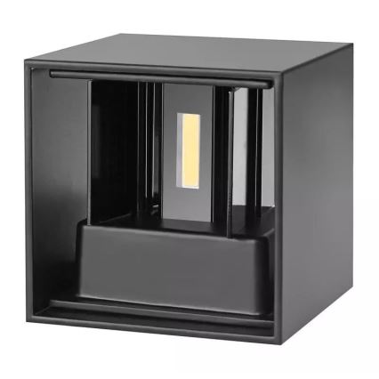 LED Επιτοίχιο φωτιστικό εξωτερικού χώρου 2xLED/3W/230V IP54 μαύρο