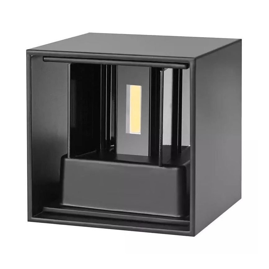 LED Επιτοίχιο φωτιστικό εξωτερικού χώρου 2xLED/3W/230V IP54 μαύρο