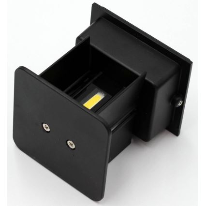 LED Επιτοίχιο φωτιστικό εξωτερικού χώρου 2xLED/3W/230V IP54 μαύρο