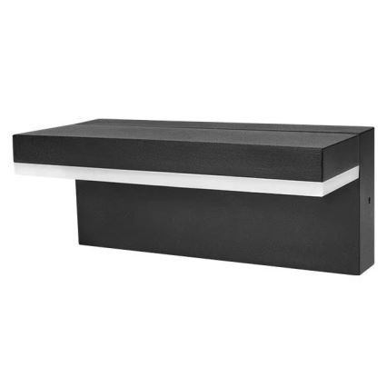 LED Επιτοίχιο φωτιστικό εξωτερικού χώρου HESTIO LED/9W/230V 4000K IP44 μαύρο