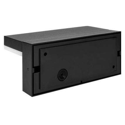 LED Επιτοίχιο φωτιστικό εξωτερικού χώρου HESTIO LED/9W/230V 4000K IP44 μαύρο