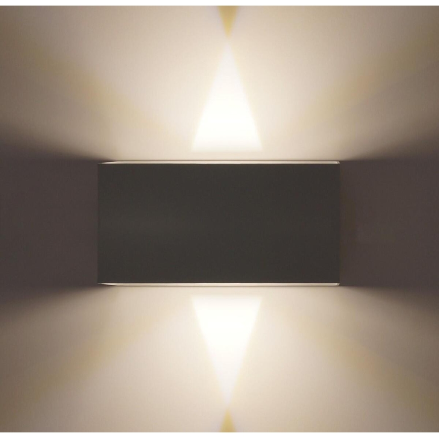 LED Επιτοίχιο φωτιστικό εξωτερικού χώρου LED/12W/230V IP54 λευκό