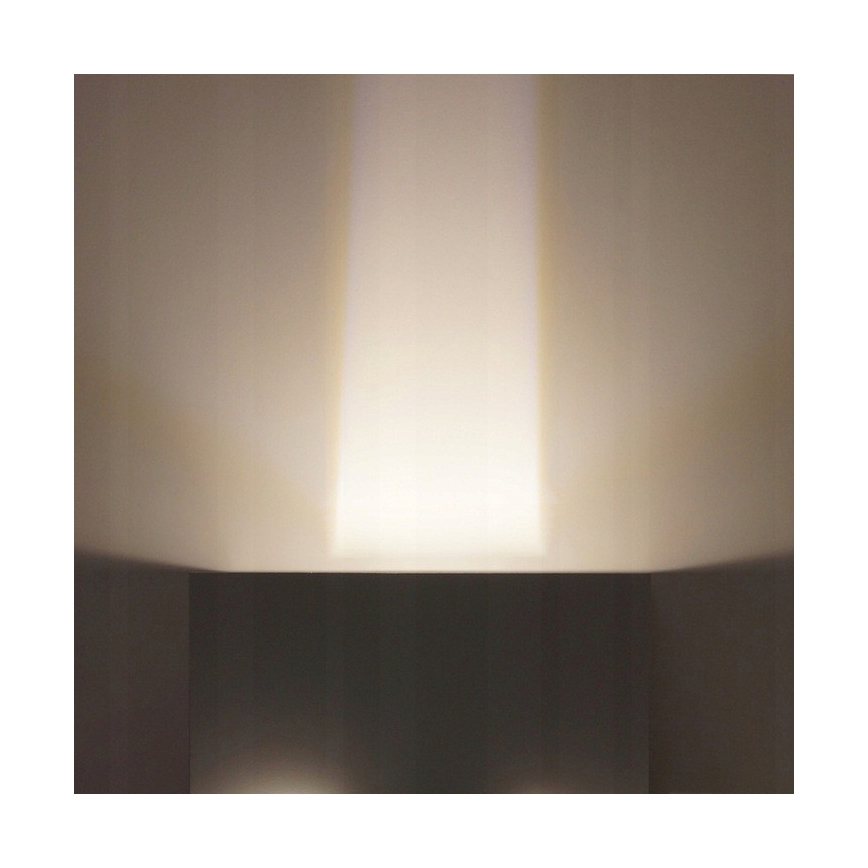 LED Επιτοίχιο φωτιστικό εξωτερικού χώρου LED/12W/230V IP54 λευκό