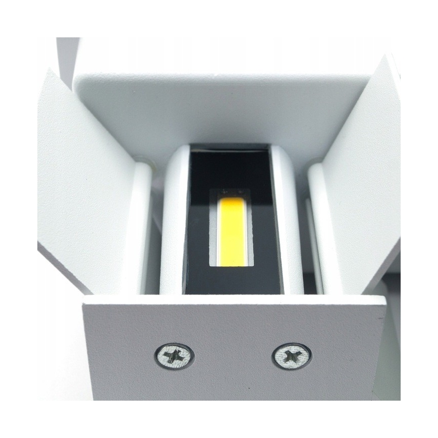 LED Επιτοίχιο φωτιστικό εξωτερικού χώρου LED/12W/230V IP54 λευκό