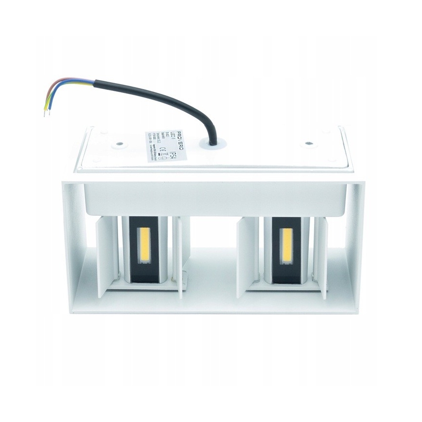 LED Επιτοίχιο φωτιστικό εξωτερικού χώρου LED/12W/230V IP54 λευκό
