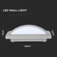 LED Επιτοίχιο φωτιστικό εξωτερικού χώρου LED/12W/230V IP65 6400K