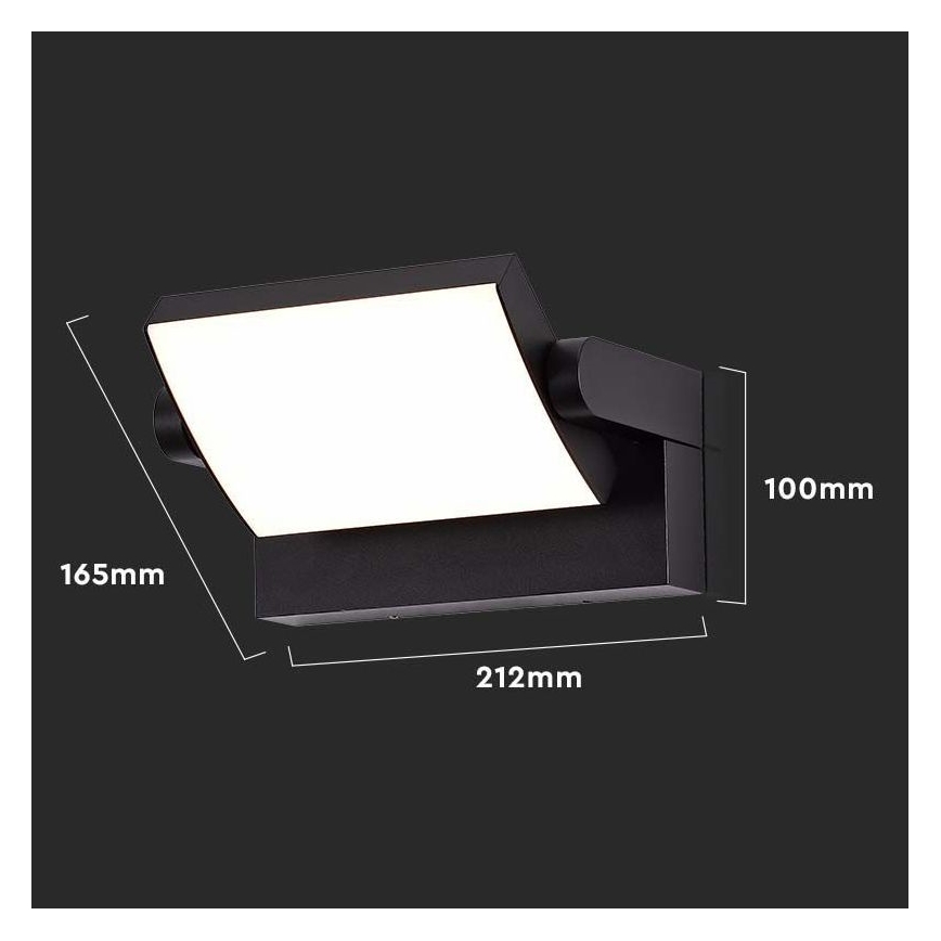 LED Επιτοίχιο φωτιστικό εξωτερικού χώρου LED/17W/230V 3000K IP65
