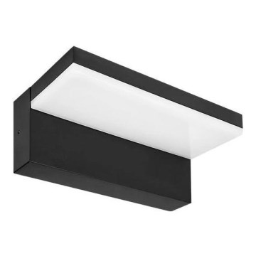 LED Επιτοίχιο φωτιστικό εξωτερικού χώρου LED/9W/230V 4000K IP44 μαύρο