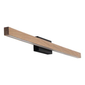 LED Επιτοίχιο φωτιστικό μπάνιου AQUAVIVA LED/12W/230V 80 εκ. IP44 δρυς