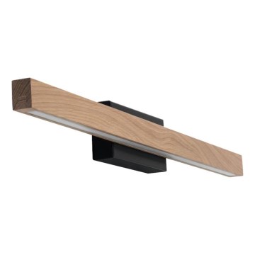 LED Επιτοίχιο φωτιστικό μπάνιου AQUAVIVA LED/9W/230V 60 εκ. IP44 δρυς
