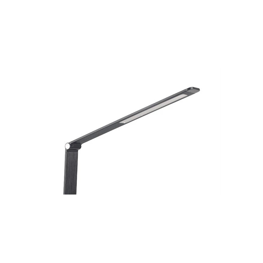 Ρυθμιζόμενο LED επιτραπέζιο φωτιστικό με USB LED/7W/230V 3000K/4000K/5500K μαύρο