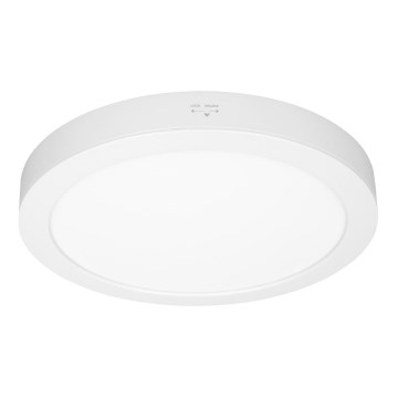 LED επιφανειακό/εντοιχισμένο πάνελ 2-σε-1 18W/230V 3000/4000/6000K διάμ. 22,5 εκ. IP54 λευκό