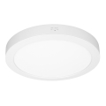 LED επιφανειακό/εντοιχισμένο πάνελ 2 σε 1 24W/230V 3000/4000/6000K Ø 30 cm IP54 λευκό