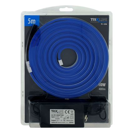 LED Εύκαμπτη ταινία NEON LED/10W/230V 5 m IP65 μπλε