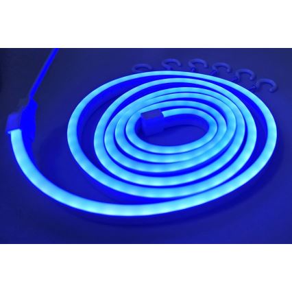 LED Εύκαμπτη ταινία NEON LED/5V USB 1,8 m μπλε