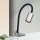 LED Εύκαμπτο Επιτραπέζιο φωτιστικό με κλιπ KURT LED/5W/230V ασημί