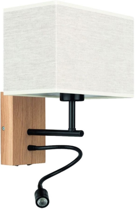 LED Εύκαμπτο φωστικό BOHO 1xE27/25W + LED/1W/230V δρυς