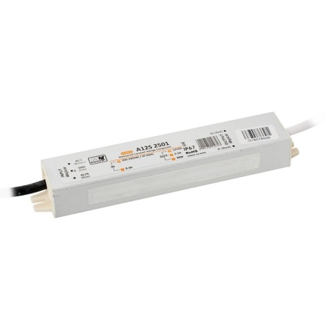 LED Ηλεκτρονικός μετασχηματιστής LED/30W/12V IP67