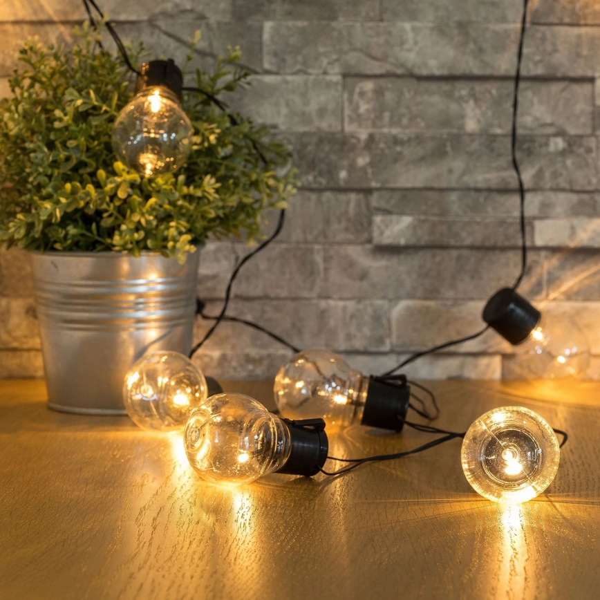 LED Ηλιακά διακοσμητικά λαμπάκια LED/1,2V 300 mAh 3,8 m IP44