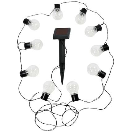 LED Ηλιακά διακοσμητικά λαμπάκια LED/1,2V 300 mAh 3,8 m IP44