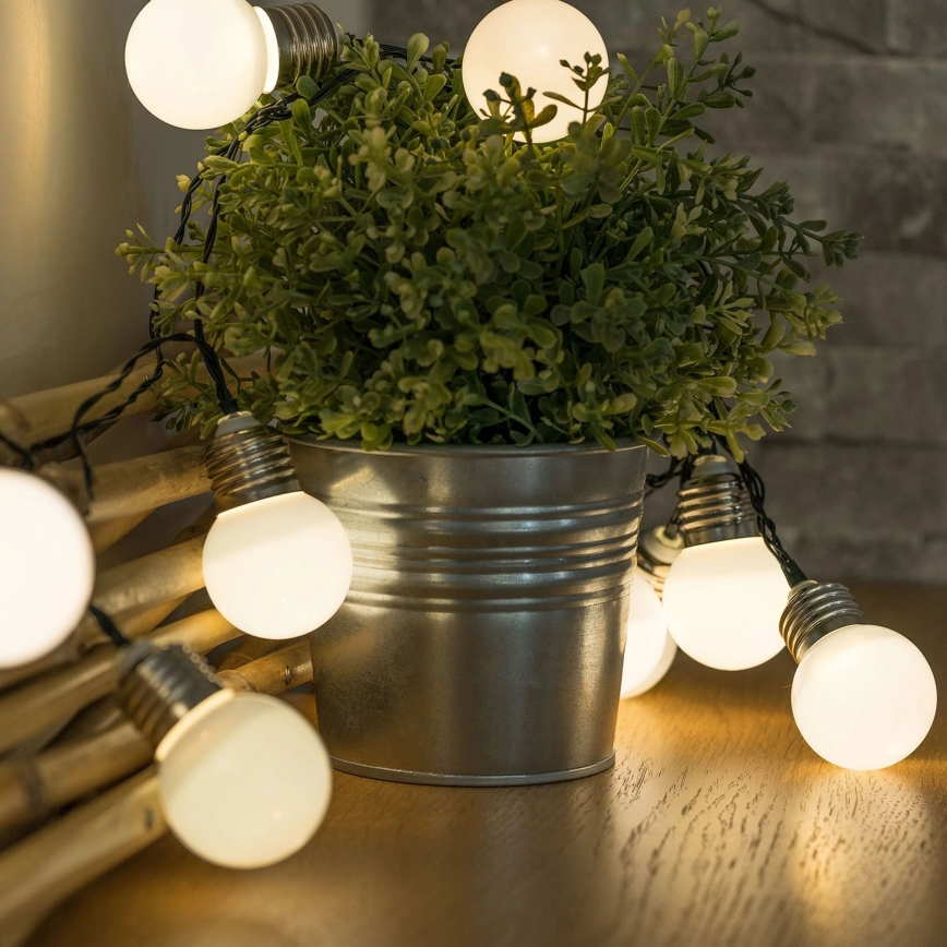 LED Ηλιακά διακοσμητικά λαμπάκια LED/1,2V 300 mAh 3,8 m IP44