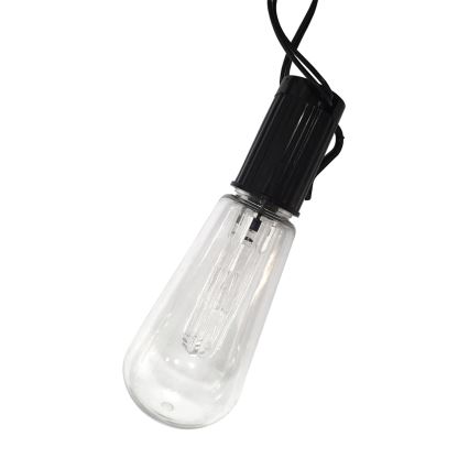LED Ηλιακά λαμπάκια εξωτερικού χώρου 10xLED/1,2V 300 mAh 2,2 m IP44