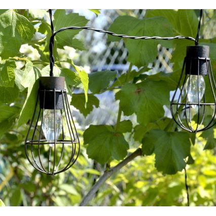 LED Ηλιακά λαμπάκια εξωτερικού χώρου  10xLED/1,2V 300 mAh 3,8 m IP44