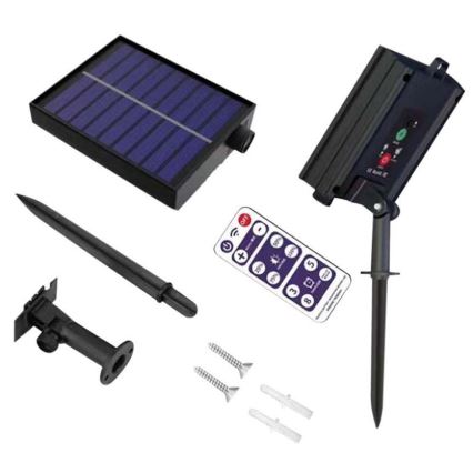 Ηλιακή αλυσίδα LED 10xLED/0,5/4,5V 12 μ 3000K IP44 1200 mAh + τηλεχειριστήριο