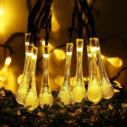 Ηλιακή αλυσίδα LED με αισθητήρα λυκόφωτος 20xLED/0,72W/1,2V 600 mAh 4,7μ IP44