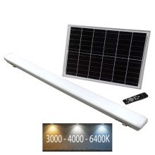 LED Ηλιακό γραμμικό φωτιστικό ντιμαριζόμενο με αισθητήρα LED/25W/230V 3000K/4000K/6400K IP65 + τηλεχειριστήριο