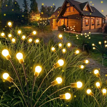 LED Ηλιακό διακοσμητικό φωτιστικό 10xLED/1,2V 3000K 73 cm IP44