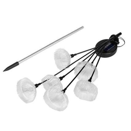 LED Ηλιακό διακοσμητικό φωτιστικό LED/1,2V 3000K 80 cm 600 mAh IP44