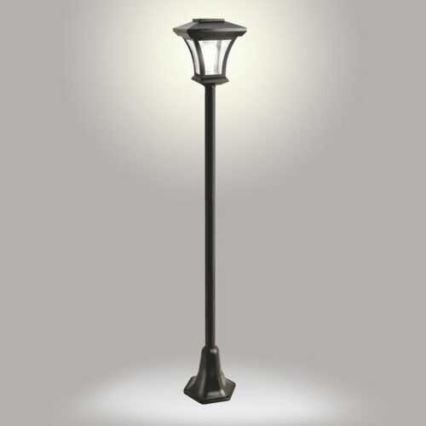 LED ηλιακό εξωτερικό φωτιστικό LED/1,2V 1800 mAh IP44 μαύρο