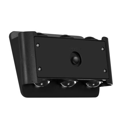 LED Ηλιακό Επιτοίχιο Φωτιστικό ALF LED/4W/1200 mAh 6000K IP54 μαύρο