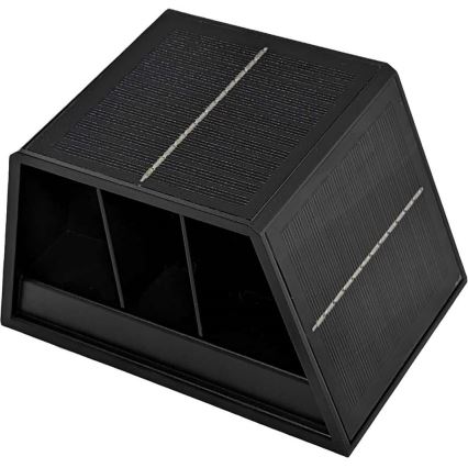 LED Ηλιακό Επιτοίχιο Φωτιστικό CUBUS 2xLED/1,5W/3,7V 1500 mAh IP54