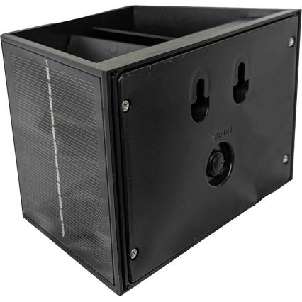 LED Ηλιακό Επιτοίχιο Φωτιστικό CUBUS 2xLED/1,5W/3,7V 1500 mAh IP54