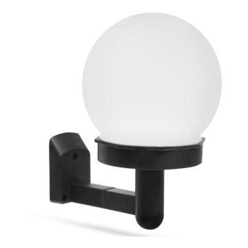 LED Ηλιακό Επιτοίχιο Φωτιστικό LED/1,2V 40mAh IP44 μαύρο