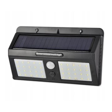 LED Ηλιακό επιτοίχιο φωτιστικό με αισθητήρα LED/1,2W/3,7V 1200 mAh IP54