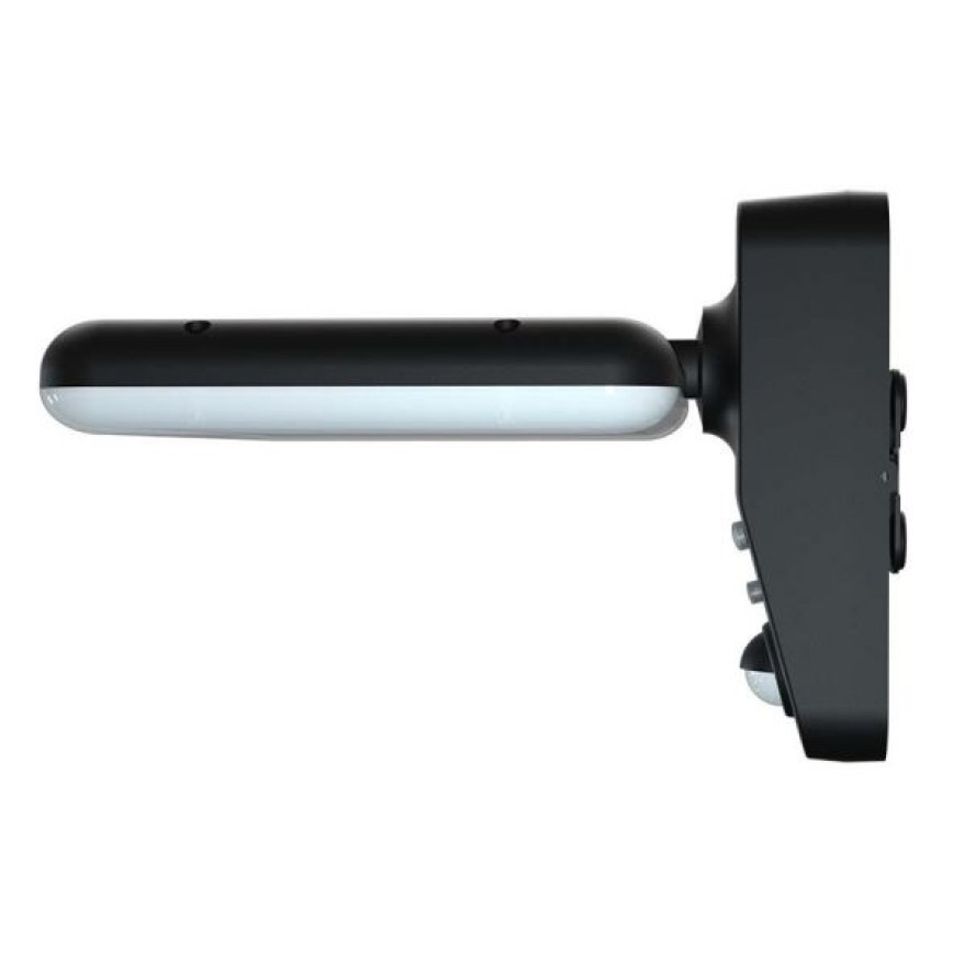 LED Ηλιακό Επιτοίχιο Φωτιστικό με Αισθητήρα LED/15W/3,2V 4000K/6000K IP65 6000 mAh μαύρο