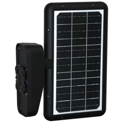 LED Ηλιακό Επιτοίχιο Φωτιστικό με Αισθητήρα LED/15W/3,2V 4000K/6000K IP65 6000 mAh μαύρο