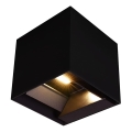 LED Ηλιακό Επιτοίχιο Φωτιστικό με Αισθητήρα LED/9W/3,7V 3000/4000/5000K 2600 mAh IP65 μαύρο