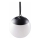 LED Ηλιακό κρεμαστό φωτιστικό KIARA LED/1,2V 600 mAh IP44 μαύρο