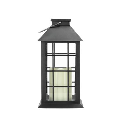 LED Ηλιακό κρεμαστό φωτιστικό LED/0,02W/1,2V 1xAA 2700K IP44 200 mAh μαύρο
