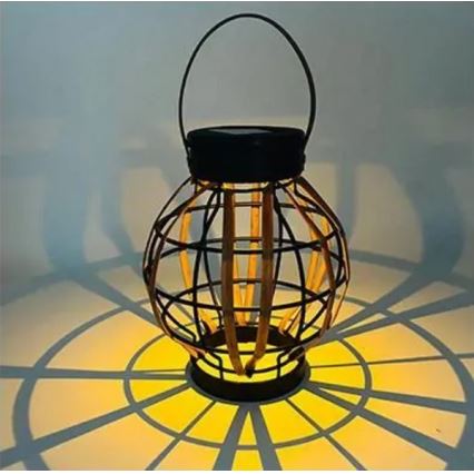 LED Ηλιακό κρεμαστό φωτιστικό LED/0,1W/1,2V διάμετρος 15 cm 600 mAh IP44