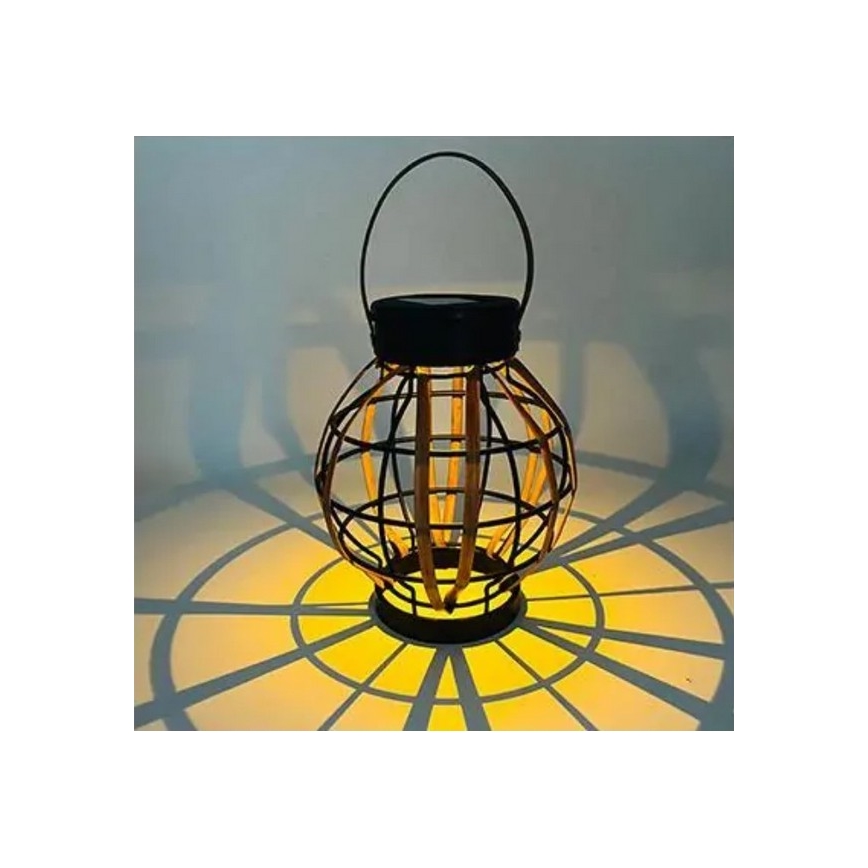 LED Ηλιακό κρεμαστό φωτιστικό LED/0,1W/1,2V διάμετρος 15 cm 600 mAh IP44