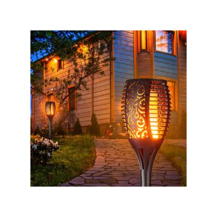 Ηλιακός LED φωτισμός με αισθητήρα λυκόφωτος LED/1,2W/1,2V 600 mAh IP44