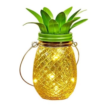 LED Ηλιακό Φωτιστικό JAR LED/1,2V 150 mAh IP44 ανανάς