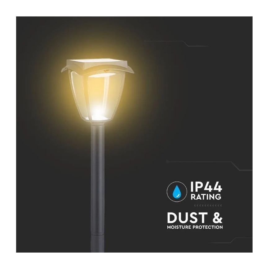 LED Ηλιακό φωτιστικό LED/2W/230V 93 cm 3000/6000K IP65