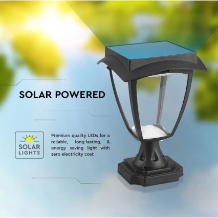 Ηλιακός LED Φωτισμός LED/2W/3,7V 3000/6000K IP65 2200 mAh