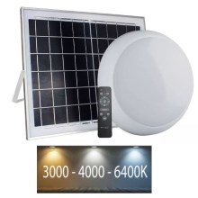 LED  Ηλιακό φωτιστικό εξωτερικού χώρου LED/15W 3000/4000/6400K IP65 + RC